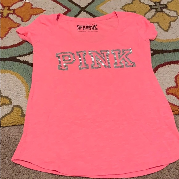 PINK Victoria's Secret Tops - Vs pink tee PINK Victoria's Secret Tops - Vs pink tee